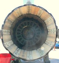 UNKNOWN @ KBJC - Ar JeffCo Open House. F16 exhaust tube - by Victor Agababov