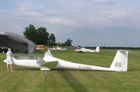 G-CHNU @ XBID - Schempp-Hirth Nimbus 4D at Bidford - by Simon Palmer