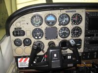 N4429E @ SLC - Pilot's Panel - by jwinfield