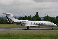 N430QS @ LFSB - departing rwy 16 - by runway16