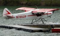 N7862P - Piper Cub about to load up for a fishing trip from Moose Lake , Alaska - by Terry Fletcher