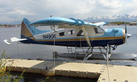 N490K @ LHD - Katmai Air's 1958 DHC2 Beaver at Lake Hood - by Terry Fletcher