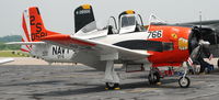 N666GR @ DAN - 1958 North American T-28C in Danville Va. - by Richard T Davis