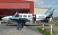 N492K @ LHD - Katmai Air's Piper Pa-31-350 at Lake Hood