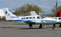 N4630N @ ANC - Cessna 402C of Arctic Circle Air on Anchorage South Ramp - by Terry Fletcher