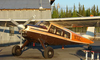 N713C @ FAI - Helio H-295 of Wright Air services on Fairbanks East ramp - by Terry Fletcher