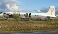 N3050P @ FAI - Delivered new to the Flying Tiger Line as N34957 in 1953 , under the same registration operated for , Northwest Orient , Zantop , Saturn and British West Indian before coming C-GBYB with Conifair - by Terry Fletcher