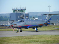 G-MATX @ EGPF - Pilatus PC-12 45/Area Juliet,Glasgow - by Ian Woodcock