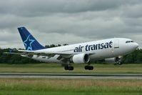 C-GTSF @ LFSB - air transat landing incoming from YUL - by runway16