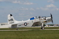 N65164 @ LAL - EA-1 Skyraider - by Florida Metal