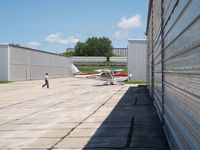 N11039 @ LNK - LEAVING THE HANGER - by Gary Schenaman