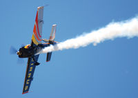 N68PW @ KBJC - Patty Wagstaff flying the day before open house. - by Bluedharma