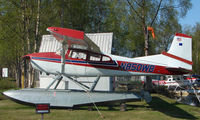 N850WB @ LHD - Cessna 185 at Lake Hood - by Terry Fletcher