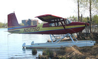 N5275D @ LHD - Cessna 180A at Lake Hood - by Terry Fletcher