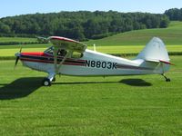 N8803K @ 2D7 - Arriving at Beach City Father's Day fly-in. - by Bob Simmermon