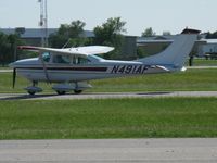 N491AF @ KAXN - Taxiing to the active runway. - by Kreg Anderson