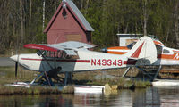N49349 @ LHD - 1991 Aviat A-1 on floats at Lake Hood - by Terry Fletcher
