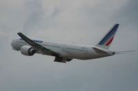 F-GSPO @ VHHH - Air France takes-off for its long flight back to CDG - by Michel Teiten ( www.mablehome.com )