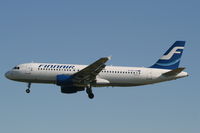 OH-LXG @ EBBR - arrival of flight AY811 to rwy 25L