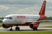 D-ABGI @ EGCC - NEW LIVERY AIR BERLIN - by gerald cain