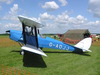 G-ADJJ @ EGWN - Tiger Moth
