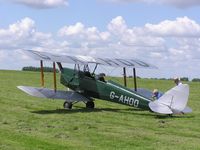 G-AHOO @ EGWN - Tiger Moth