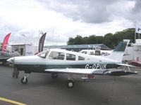 G-OPUK @ EGTB - PA-28 exhibited at Aero Expo