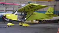 G-RAFR @ EGWN - SkyRanger hangared at Halton