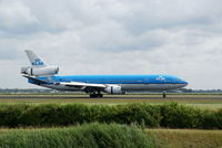 PH-KCI @ EHAM - Just after landing on the Polderbaan at Schiphol - by Jan Bekker