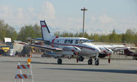 N80R @ LHD - Beech 65-A90-1 at Lake Hood - by Terry Fletcher