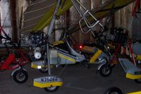 N35066 @ 0C8 - In a hangar at Cushing Field - by William Hamrick