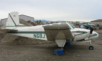 N68J @ LHD - 1958 Beech 95 at Lake Hood - by Terry Fletcher