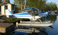 N9908D @ LHD - Piper Pa-18-150 at Lake Hood - by Terry Fletcher