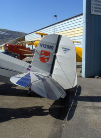 N131MR @ SZP - 1954 Bucker-Jungmann E3B, Lycoming O&VO-360 180 Hp upgrade with Ellison throttle body injection, tail - by Doug Robertson