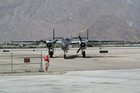 N25GL @ PSP - Arriving at Palm Springs Air MuseumPS