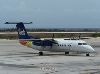 V2-LGG @ TNCC - Just arrived in CUR from POS - by John van den Berg/C.A.C.