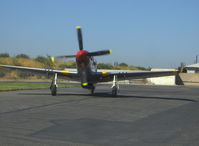 N51AB @ SZP - 1944 North American/Aero Classics P-51D MUSTANG 'Flying Dutchman', Rolls Royce V1650-7 1,490 Hp MERLIN, Limited class, taxi - by Doug Robertson