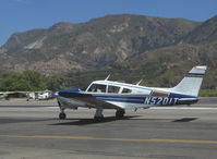N5201T @ SZP - 1972 Piper PA-28R-200B ARROW II, Lycoming IO-360-C1C 200 Hp, taxi after landing Rwy 22 - by Doug Robertson