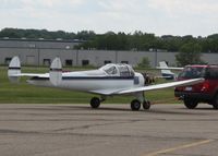 N87277 @ SGS - Ercoupe being towed at South Saint Paul. 1946 Ercoupe 415-C, c/n 450 - by Timothy Aanerud
