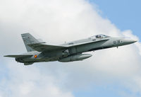 C15-60 @ EHLW - On the arrival day for the air show the Spanish Hornets made one low pass over the airfield before landing. - by Joop de Groot