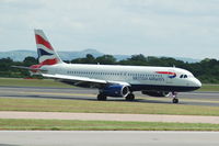 G-EUUK @ EGCC - British Airways - Taxiing - by David Burrell