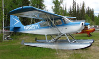 N86571 @ AK28 - 1973 Bellanca 7GCBC at Chena Marina , Fairbanks AK - by Terry Fletcher