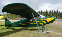 N3874M @ AK28 - 1947 Piper Pa-12 at Chena Marina , Fairbanks - by Terry Fletcher