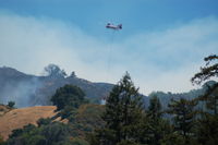 N184CH - Battling forest fire in Big Sur, CA 2008 - by James Orr