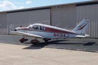 N4314J @ KDPA - Sitting by the Powis T Hangars at DuPage - by William Hamrick