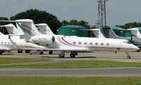 HL7799 @ EGGW - The only Gulfstream G550 on the Korean Register visits Luton in June 2008 - by Terry Fletcher
