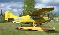 N3536E @ AK28 - Colouful 1947 Aeronca 11AC at Chena Marina , Fairbanks - by Terry Fletcher