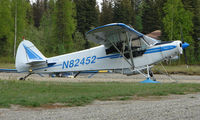 N82452 @ AK28 - Piper Pa-18-150 at Chena Marina , Fairbanks - by Terry Fletcher