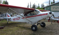 N8102Y @ AK28 - Piper Pa-18-150 at Chena Marina , Fairbanks - by Terry Fletcher