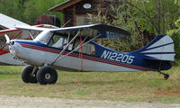 N12205 @ AK28 - Bellanca 7ACA at Chenna Marina , Fairbanks - by Terry Fletcher